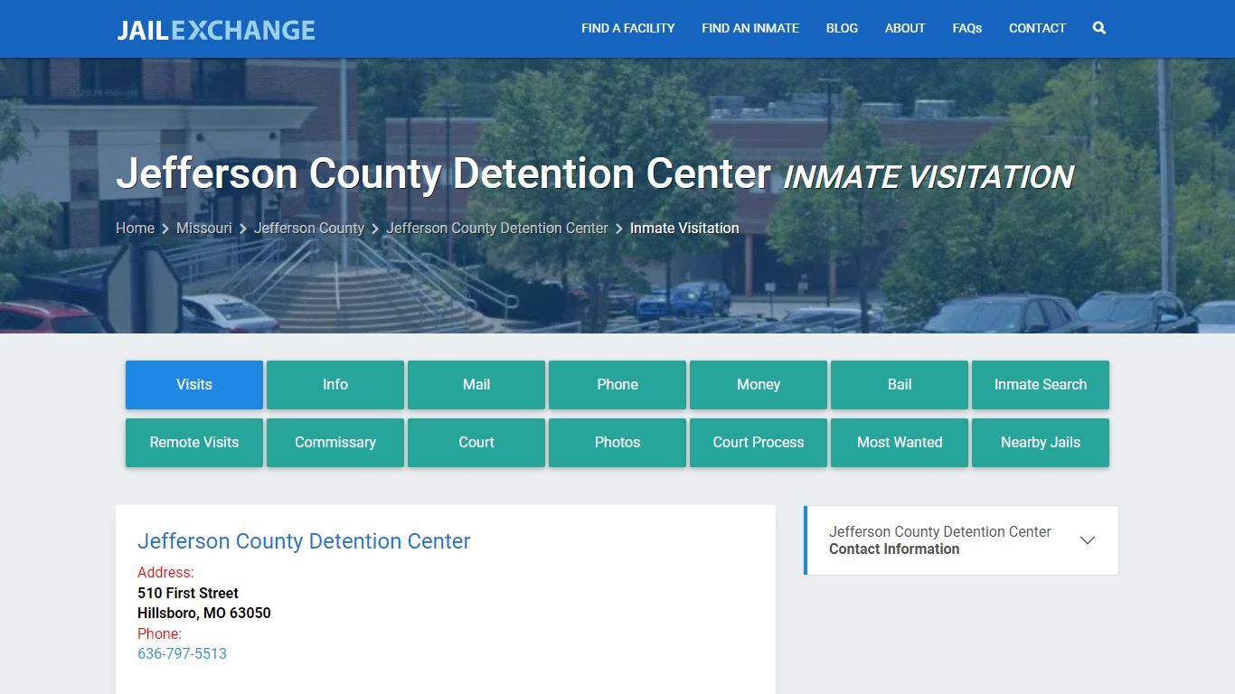 Inmate Visitation - Jefferson County Detention Center, MO - Jail Exchange